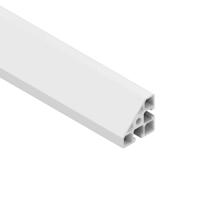 10-4545MC-0-12IN MODULAR SOLUTIONS EXTRUDED PROFILE<br>45MM X 45MM MITER CORNER, CUT TO THE LENGTH OF 12 INCH